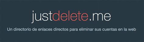 justdelete me|just delete me español.